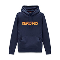 Sweat à Capuche Alpinestars Reblaze Navy Orange