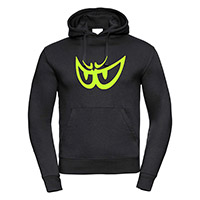 Sweat à Capuche Berik Fc Eye Noir Jaune Fluo