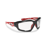 Bertoni Sonnenbrille Motorrad Photochromic Lens rot
