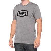 Camiseta 100% Essential gris metal