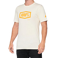 100% Essential T Shirt chalk arancio