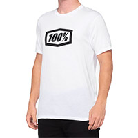 100% Essential T Shirt Bianco