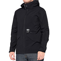 100% Hydromatic Parka negra