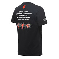 Camiseta Dainese Racing negro