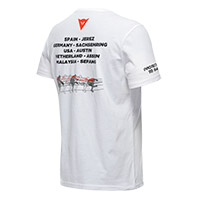 Dainese Racing T Shirt White