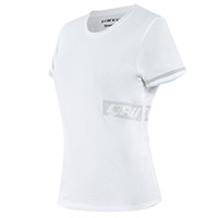 T Shirt Donna Dainese Paddock Bianco