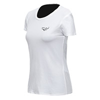 Camiseta Dama Dainese Anniversaty blanco