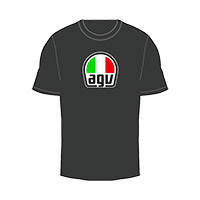 Camiseta Dainese Classic AGV Negra