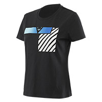 T Shirt Donna Dainese Illusion Nero Donna
