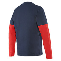 Camiseta Dainese Paddock LS negro rojo - 2