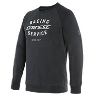 Sudadera Dainese Paddock negro blanco