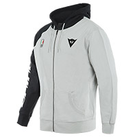 Dainese Racing Service Full Zip Hoodie Black Grey