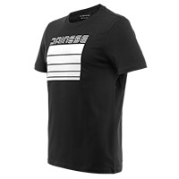 Dainese Stripes T-shirt Black White