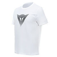 Dainese T Shirt Logo Blanc Noir