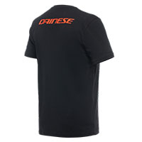 Dainese T Shirt Logo Black Red Fluo - 2