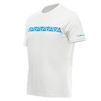 Dainese T Shirt Stripes Grigio Chiaro Blu