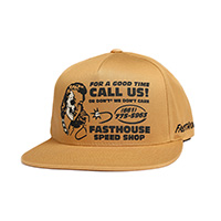 Fasthouse Call Us 24.1 Hat Tan