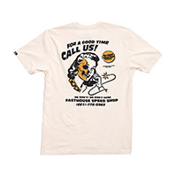 Fasthouse Call Us Ss Tee Natural - 2