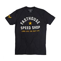 T-shirt Fasthouse Fast Life Ss Noir