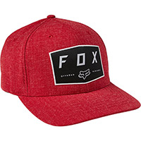 Fox Badge Flexfit Hat Chili