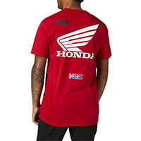 Camiseta Fox Honda Wing SS Premium flame rojo