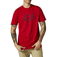 Fox Legacy Fox Head Ss Tee Flame Red