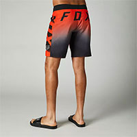 Pantaloni Corti Fox Rkane 19 Boardshort Rosso Fluo - img 2