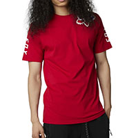 Camiseta Fox Toksyk SS Premium flame rojo