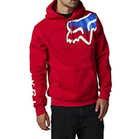 Sudadera Fox Toxsyk Forro polar rojo llama