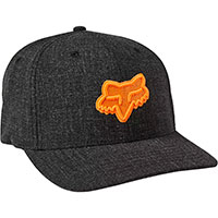 Casquette Fox Transposition Flexfit Noir Orange