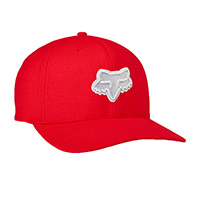 Bonnet Fox Transposition Flexfit Gris Rouge