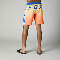 Pantaloni Corti Fox Rkane 19 Boardshort Blu Arancio - img 2