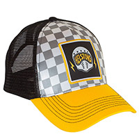 Gorra Helstons Helmet Racing amarillo negro