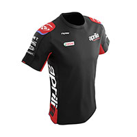 T-shirt Ixon TS1 Aprilia 22 noir rouge