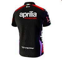 Camiseta Ixon PO1 Aprilia 24 negro rojo