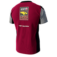 Ixon T-shirt Ts1 Vds 22 Bordeaux Grigio Nero