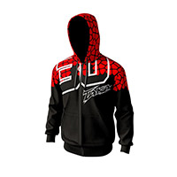 Sudadera Ixon SW1 TAKA 23 negro rojo