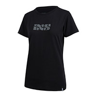 T Shirt Dama IXS Brand Organic 2.0 negro