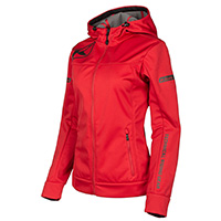 Sudadera con capucha Klim Evolution Mujer rojo