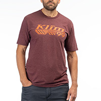 T-shirt Klim Foundation Tri-blend Rouge