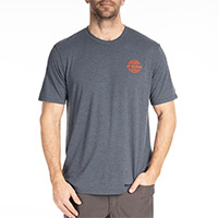 T Shirt Klim Live To Ride Tri Blend Blu