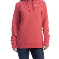 Felpa Donna Klim Mariposa Long Pullover Rosso