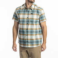 Klim Nero Stretch Shirt Blue Brown