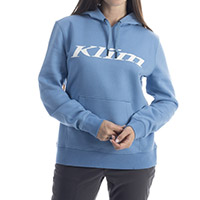 Felpa Klim Pullover Hoodie Blu