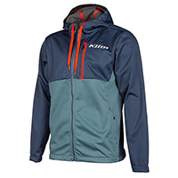 Sudadera con capucha Klim Transition petrol