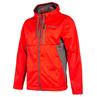 Felpa Klim Transition Hoodie Rosso