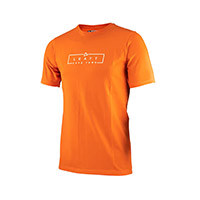 Leatt Casual Core Line T Shirt Arancio