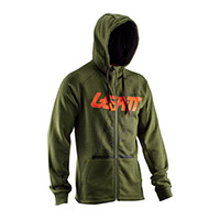 Sudadera con capucha Leatt Mesh verde