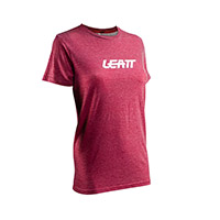 T Shirt Donna Leatt Premium V.24 Rosso