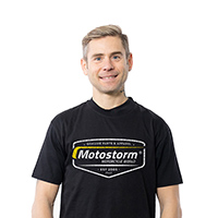 モトストーム ブラック Tシャツ - img 2
